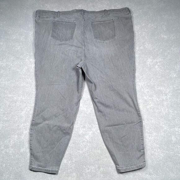 Torrid Jeans Women’s Size 30R Gray Midfit Super Skinny Denim Jeans Stretch - Picture 8 of 15